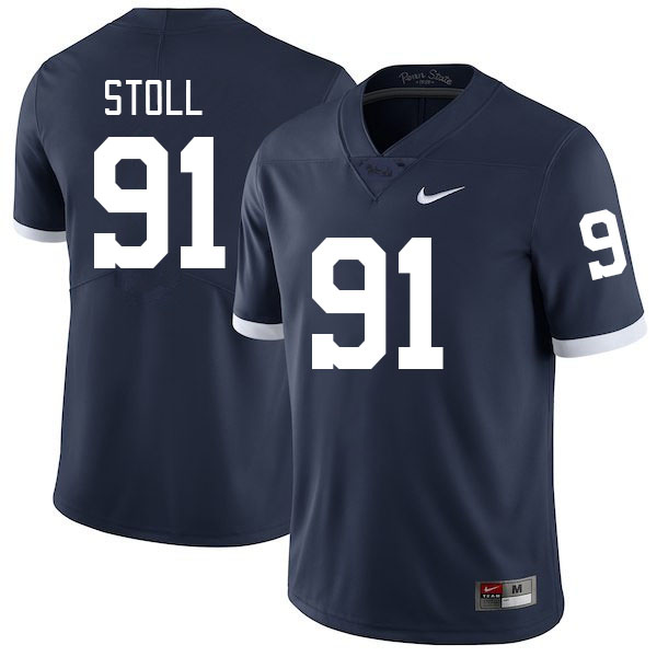Penn State Nittany Lions #91 Chris Stoll College Football Jerseys Stitched Sale-Retro